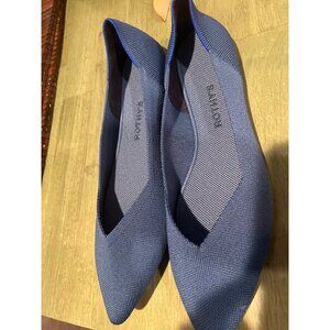 Rothys Womens Pointed Toe Flats Size 13 In Cobalt Blue Recycled Materials